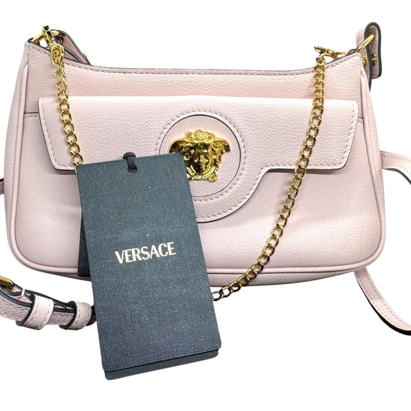 LA MEDUSA LEATHER MINI BAG PINK - Picture 3 of 8